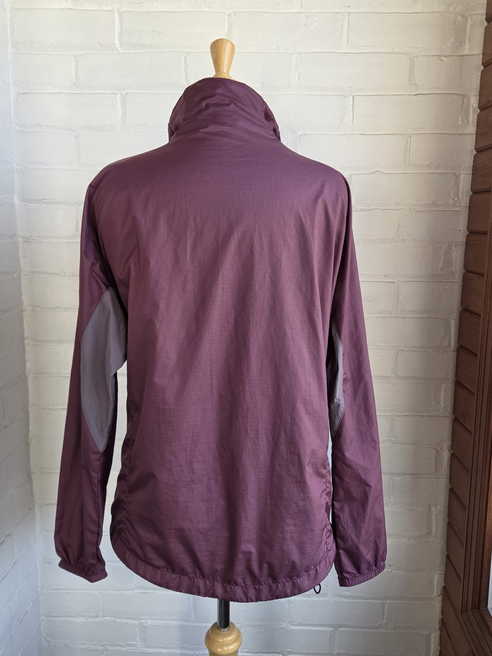 Vtg Patagonia Womens Lightweight Jacket Windbreaker Zip Up Purple Gray Size M - Picture 4 of 10